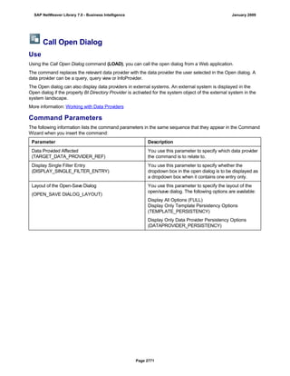 SAP BI 7.0 Info Providers
