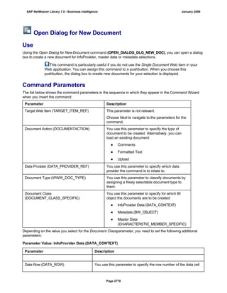SAP BI 7.0 Info Providers