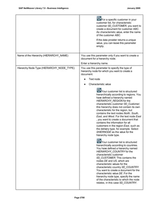 SAP BI 7.0 Info Providers