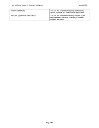 SAP BI 7.0 Info Providers