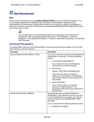 SAP BI 7.0 Info Providers
