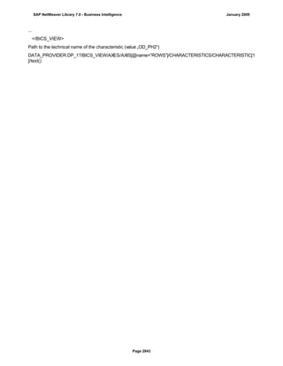 SAP BI 7.0 Info Providers