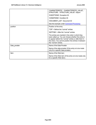 SAP BI 7.0 Info Providers