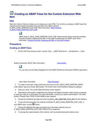 SAP BI 7.0 Info Providers
