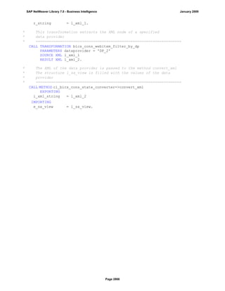 SAP BI 7.0 Info Providers