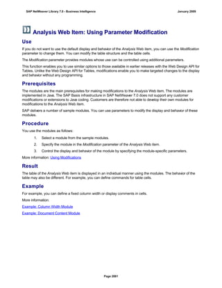 SAP BI 7.0 Info Providers