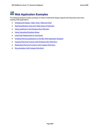 SAP BI 7.0 Info Providers