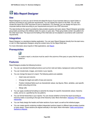 SAP BI 7.0 Info Providers