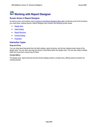 SAP BI 7.0 Info Providers