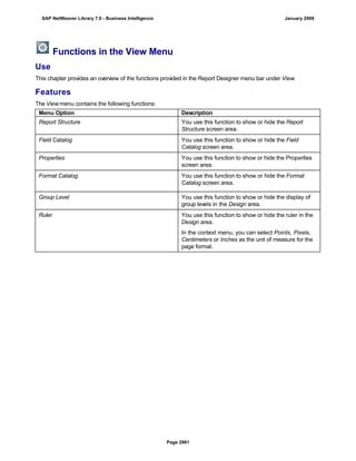 SAP BI 7.0 Info Providers