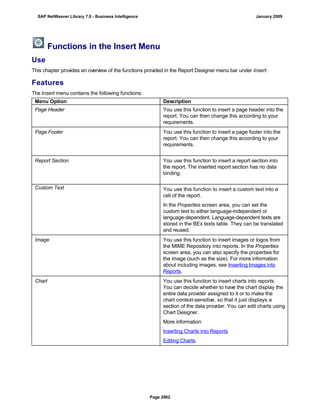 SAP BI 7.0 Info Providers