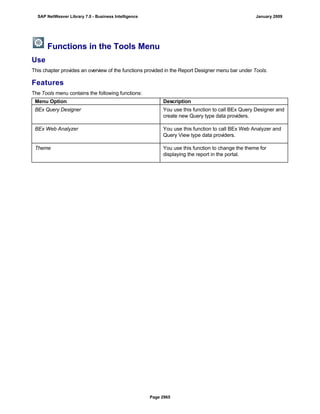 SAP BI 7.0 Info Providers