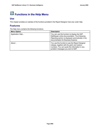 SAP BI 7.0 Info Providers