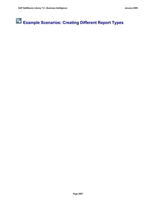 SAP BI 7.0 Info Providers