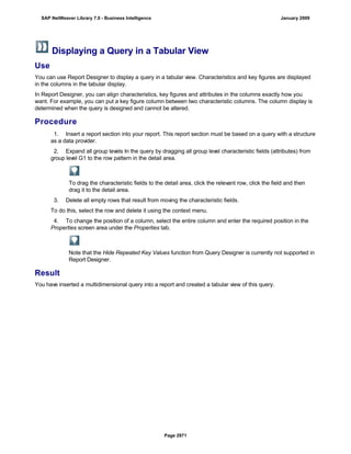 SAP BI 7.0 Info Providers