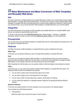 SAP BI 7.0 Info Providers