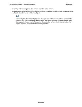 SAP BI 7.0 Info Providers