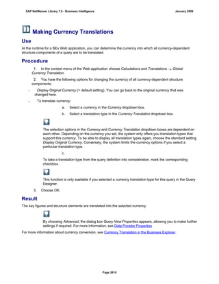 SAP BI 7.0 Info Providers