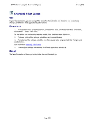 SAP BI 7.0 Info Providers