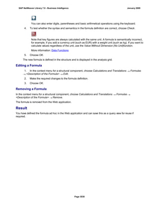 SAP BI 7.0 Info Providers