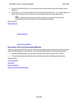 SAP BI 7.0 Info Providers