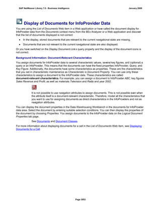 SAP BI 7.0 Info Providers