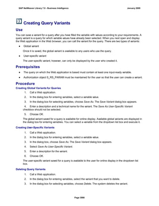 SAP BI 7.0 Info Providers