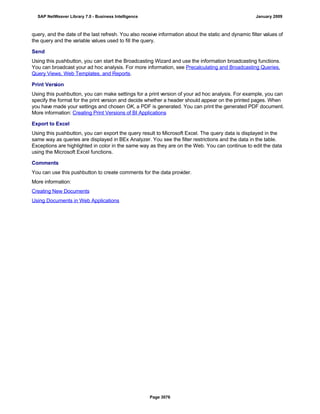 SAP BI 7.0 Info Providers