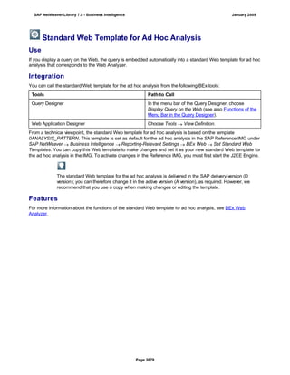 SAP BI 7.0 Info Providers
