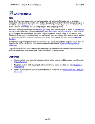 SAP BI 7.0 Info Providers