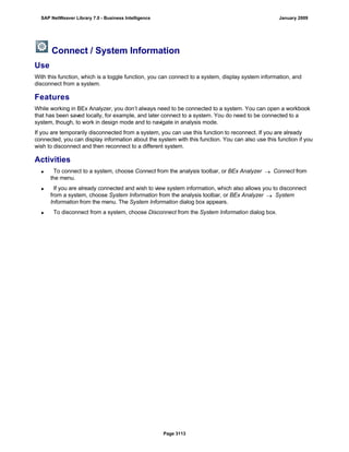 SAP BI 7.0 Info Providers