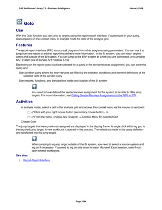 SAP BI 7.0 Info Providers