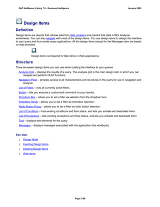 SAP BI 7.0 Info Providers