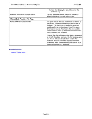 SAP BI 7.0 Info Providers