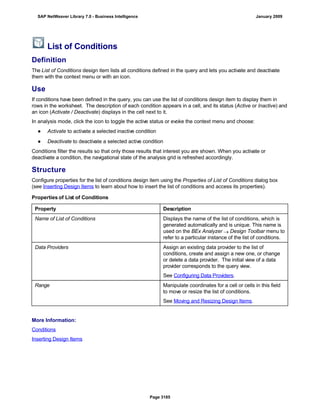 SAP BI 7.0 Info Providers