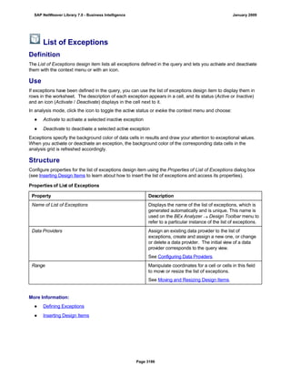 SAP BI 7.0 Info Providers