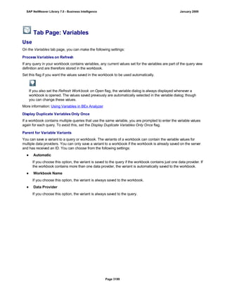 SAP BI 7.0 Info Providers