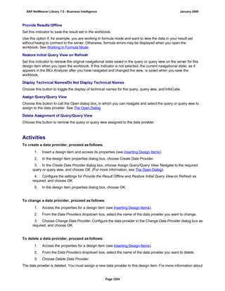 SAP BI 7.0 Info Providers