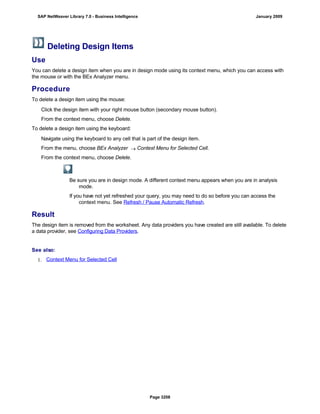 SAP BI 7.0 Info Providers