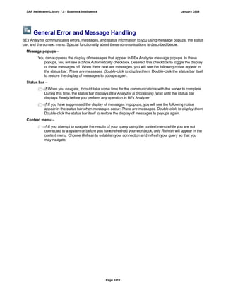 SAP BI 7.0 Info Providers