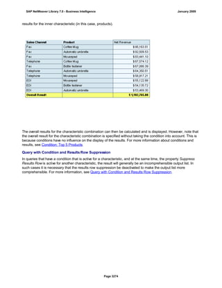 SAP BI 7.0 Info Providers