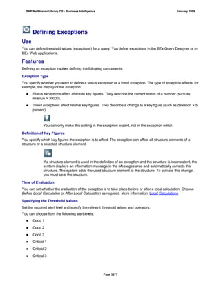 SAP BI 7.0 Info Providers