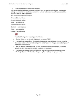 SAP BI 7.0 Info Providers