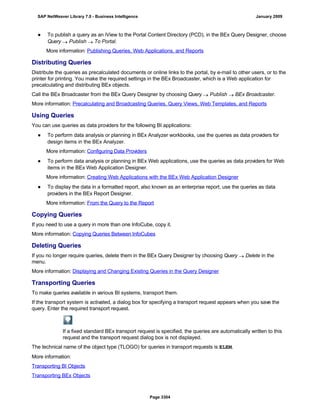 SAP BI 7.0 Info Providers
