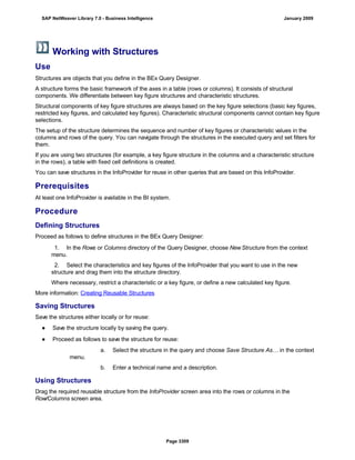 SAP BI 7.0 Info Providers