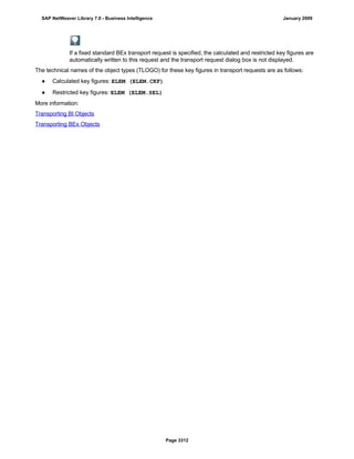 SAP BI 7.0 Info Providers