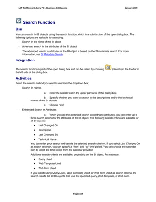 SAP BI 7.0 Info Providers