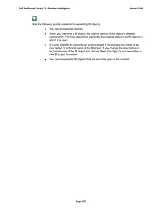 SAP BI 7.0 Info Providers