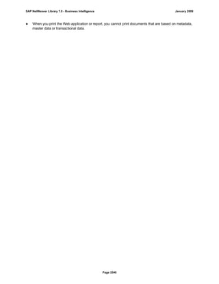 SAP BI 7.0 Info Providers