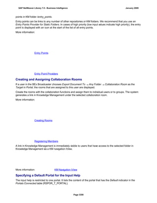 SAP BI 7.0 Info Providers